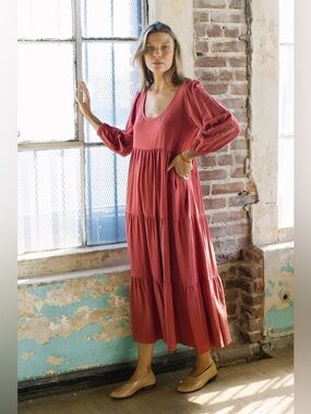 Rachel Pally Linen Alice Dress - Sumac